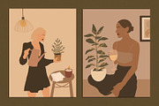 Holidays At Home Abstract Posters, a Decorative Illustration by Miracles Everywhere (Thumbnail 2 of 5)
