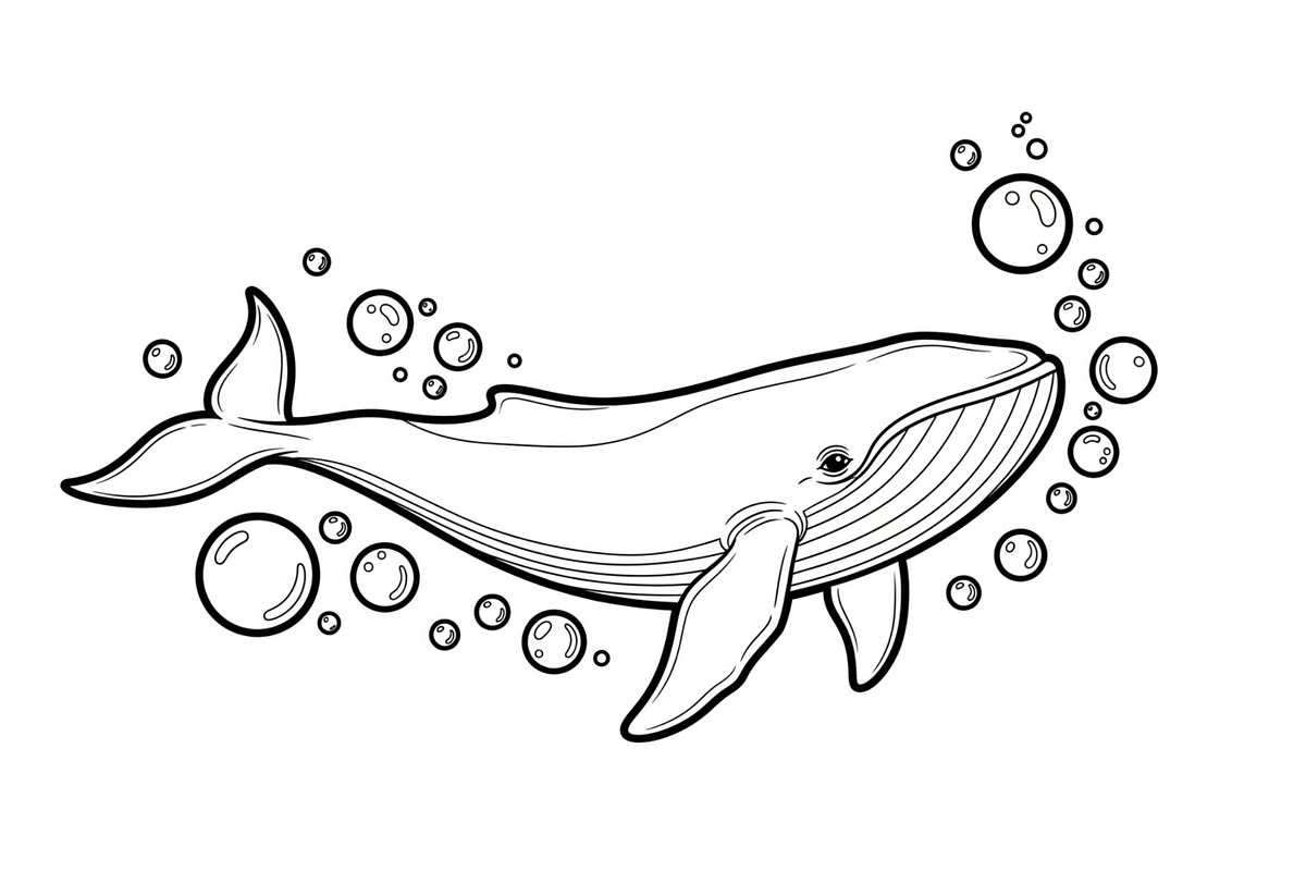 Whale Line Art Vector Bundle, an Illustration by yasushie (Photo 8 of 51)