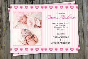 Birth Announcement Template-V01