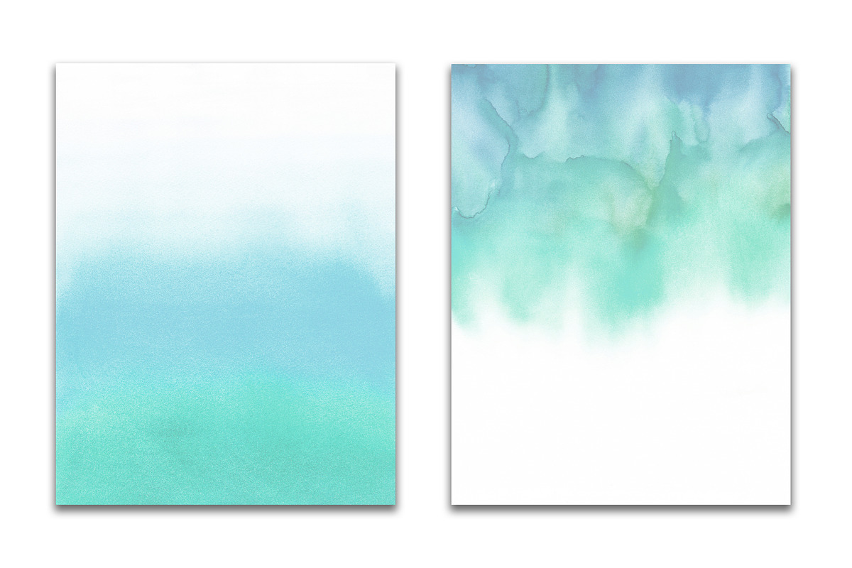 Aquamarine Ombre, a Texture Graphic by GraphicRain (Photo 2 of 9)