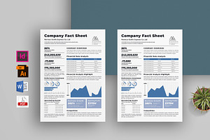 Company Fact Sheet | Word & Indesign