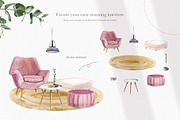 Home workplace interior creator, a Work Illustration by Volha Studio (Thumbnail 2 of 10)