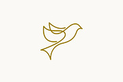 Abstract Illustration Bird Fly Logo, a Branding & Logo Template by Signatoro (Thumbnail 3 of 4)