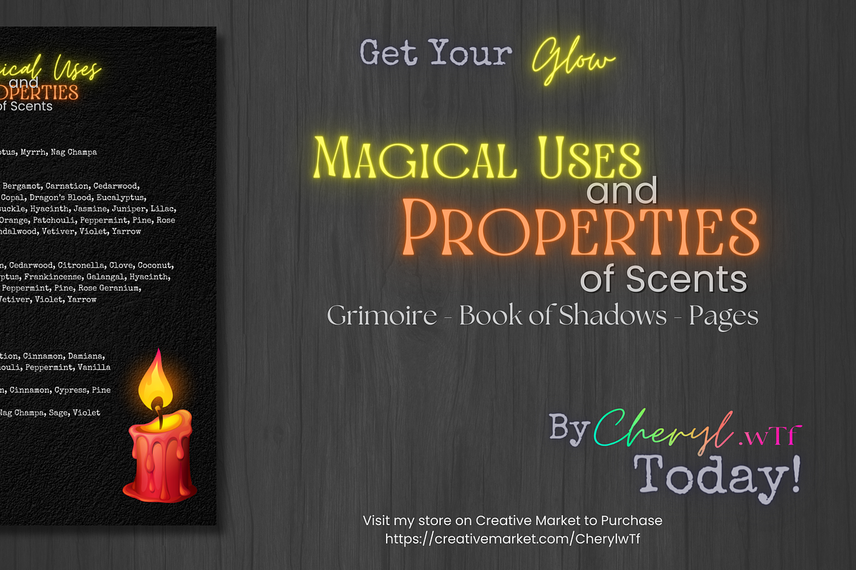 Grimoire - Book of Shadows Glow Scents preview 6