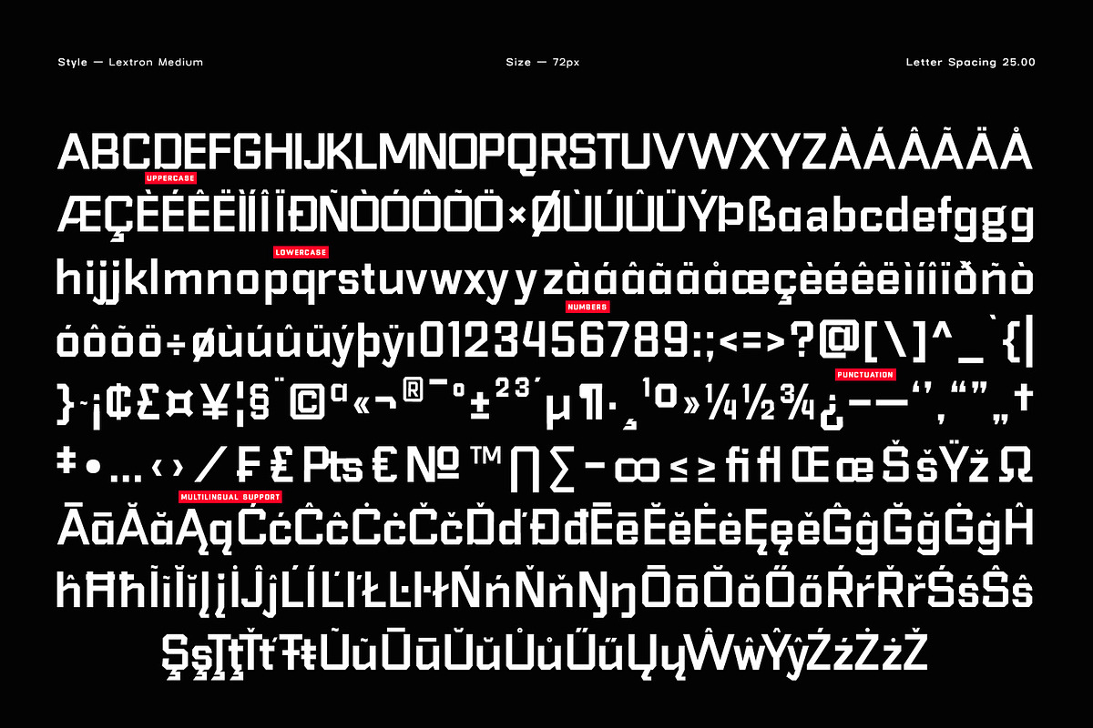 LEXTRON – Modern Geometric Display, a Sans Serif Font by Hasbi Creative (Photo 9 of 10)