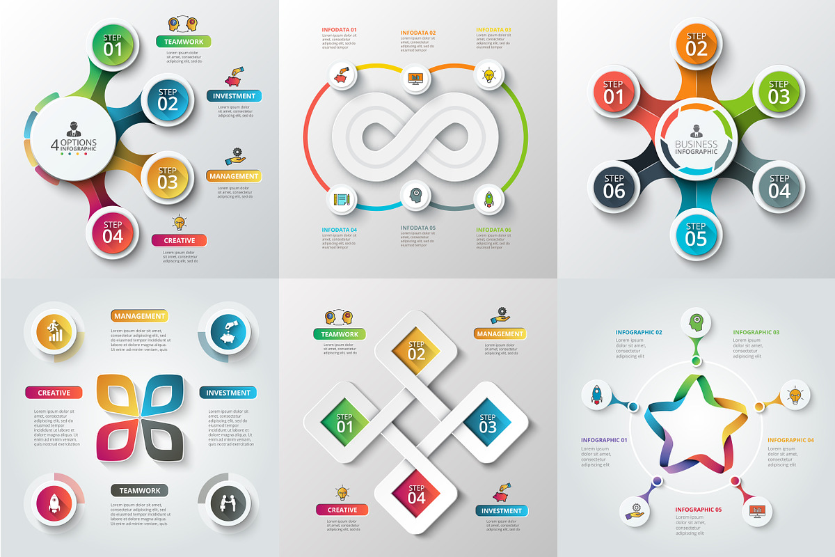 Infographic elements bundle v.01, a Presentation Template by Abert (Photo 5 of 9)
