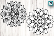 Round Hand drawn Mandalas Meditation, a Graphic by Vibrant Design Shop (Thumbnail 5 of 6)