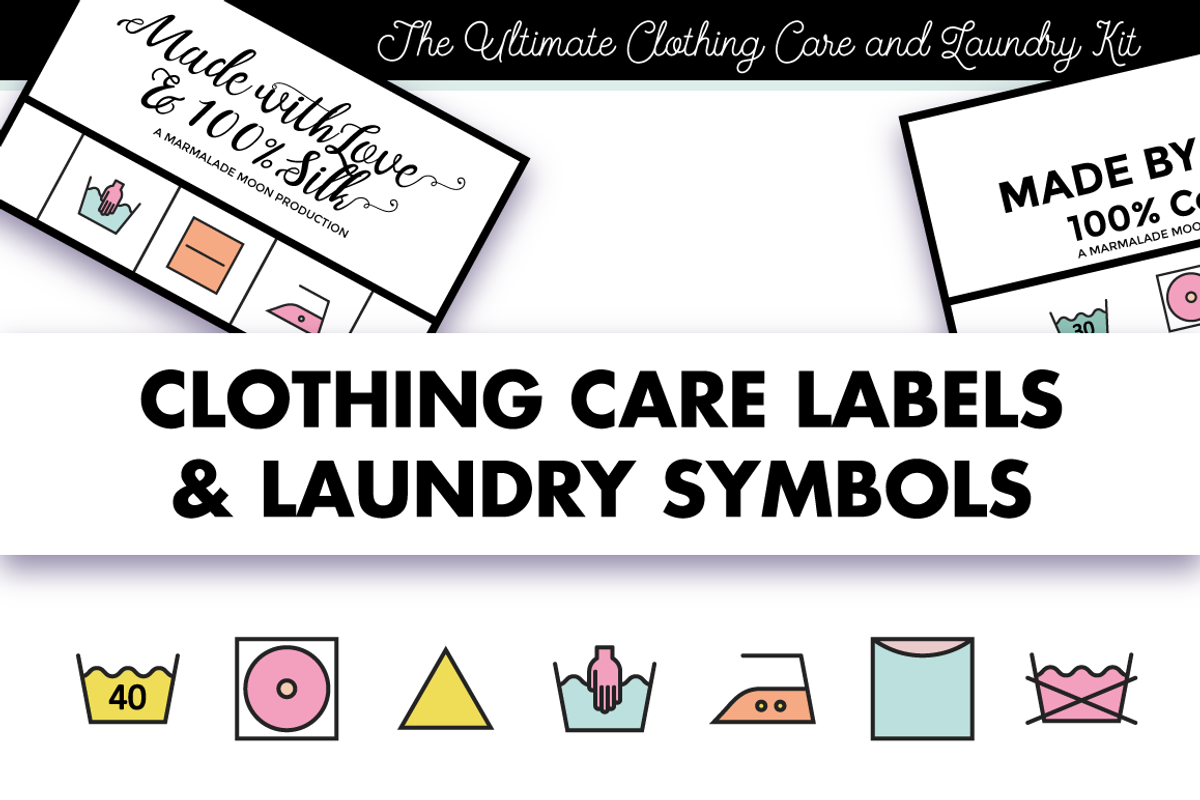 Clothing Labels and Laundry Symbols, an Icon by Marmalade Moon (Photo 1 of 8)