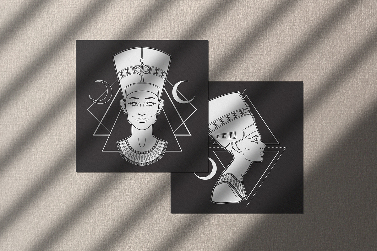 Egypt - vector designs and elements, a Decorative Illustration by Croisy (Photo 5 of 12)