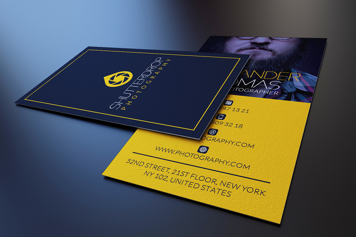 Photographer Business Card, a Business Card Template by Marvel (Photo 4 of 5)