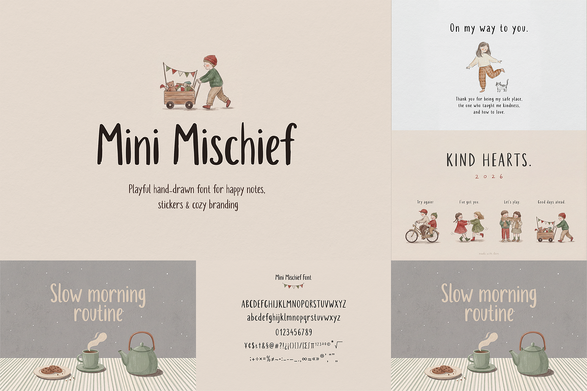 Storybook Font Bundle, a Serif Font by gafaroff studio (Photo 9 of 11)