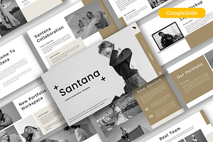 Santana – Fashion  Google Slide, a Presentation Template by kreatifreya