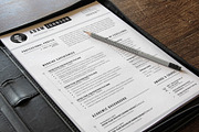 Clean Resume Cv Template Word Pages, a Resume Template by Tbunny (Thumbnail 3 of 7)