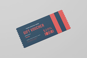 Gift Voucher Mockup