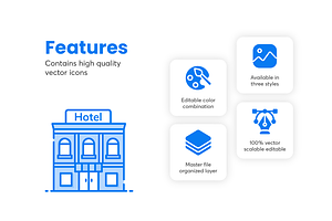 Hotel Service Icons