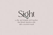 Sight - Elegant & Chic Serif, a Serif Font by Misha Sova (Thumbnail 2 of 11)