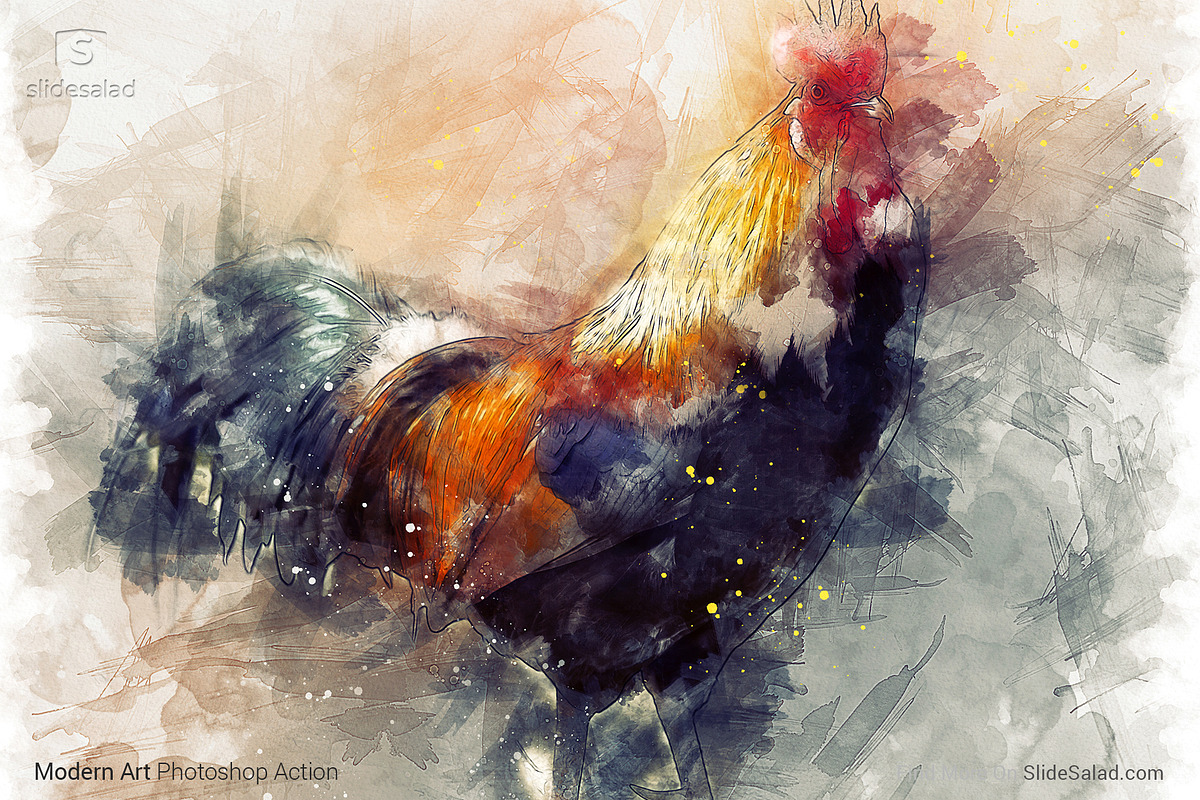 Modern Art Photoshop Action, an Action Add-On by SlideSalad (Photo 5 of 27)