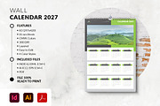 Minimalist Wall Calendar 2027 - A3, a Stationery Template by MstArtwork (Thumbnail 4 of 5)