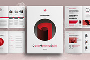 Red Marketing Studio Brochure, a Brochure Template by Boris Cupac (Thumbnail 1 of 7)