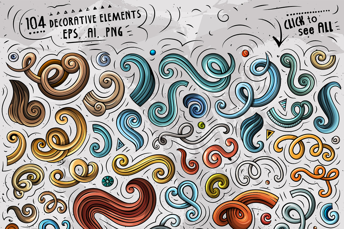 Cinema Cartoon Objects Set, a Decorative Illustration by BALABOLKA (Photo 3 of 3)