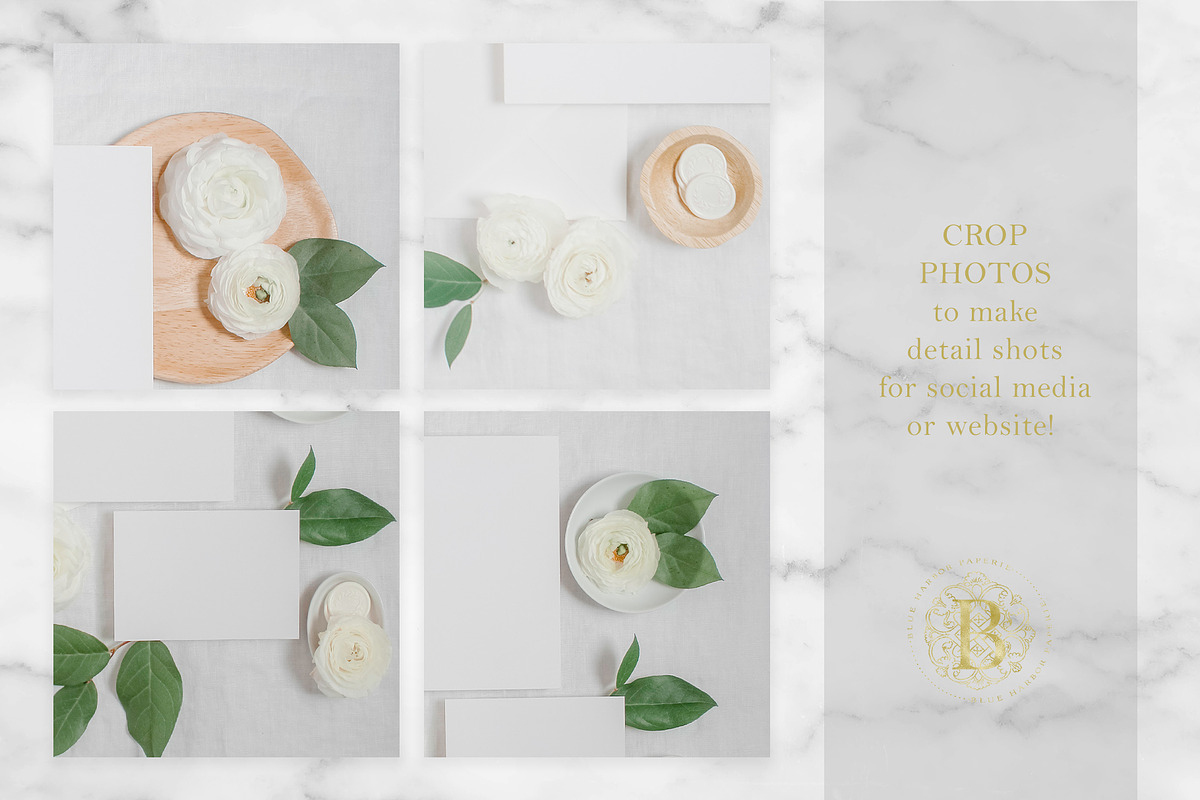 Bright Stationery Mockups, a Photo by BlueHarborPaperie (Photo 4 of 7)
