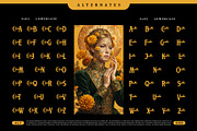 Keyzora Luxury Typeface, a Serif Font by alit design (Thumbnail 11 of 20)