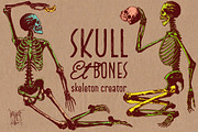 Skeleton Creator - Front & Profile, an Illustration by Andrea Tardivo (Thumbnail 5 of 5)