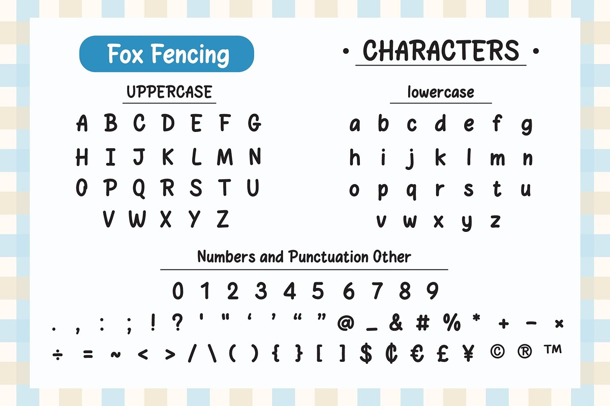 Fox Memory Font, a Handwritten Font by Fox7 By Rattana (Photo 7 of 9)