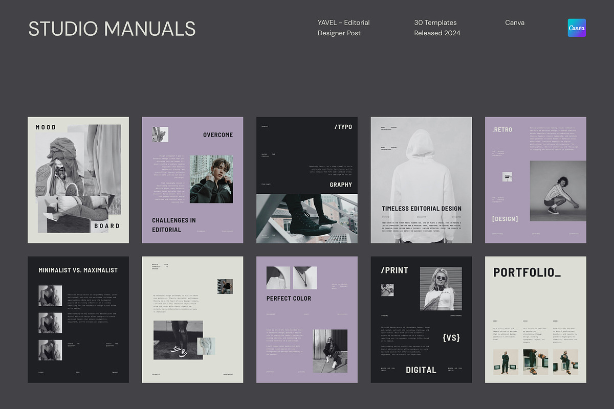 YAVEL - Editorial Designer Post, a Social Media Template by Studio Manuals (Photo 5 of 8)