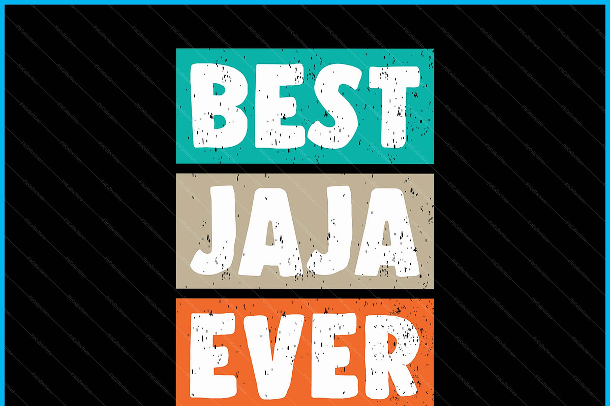 Father’s Day Best Jaja Ever SVG PNG, a Graphic by Creativeusart (Photo 3 of 4)
