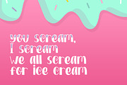 Ice Cream Sundae Font Duo, a Font by Salt & Pepper Designs (Thumbnail 4 of 7)