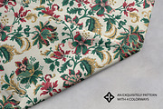 Batik Floral Summer Patterns, a Pattern Graphic by ASTUDIO (Thumbnail 3 of 8)