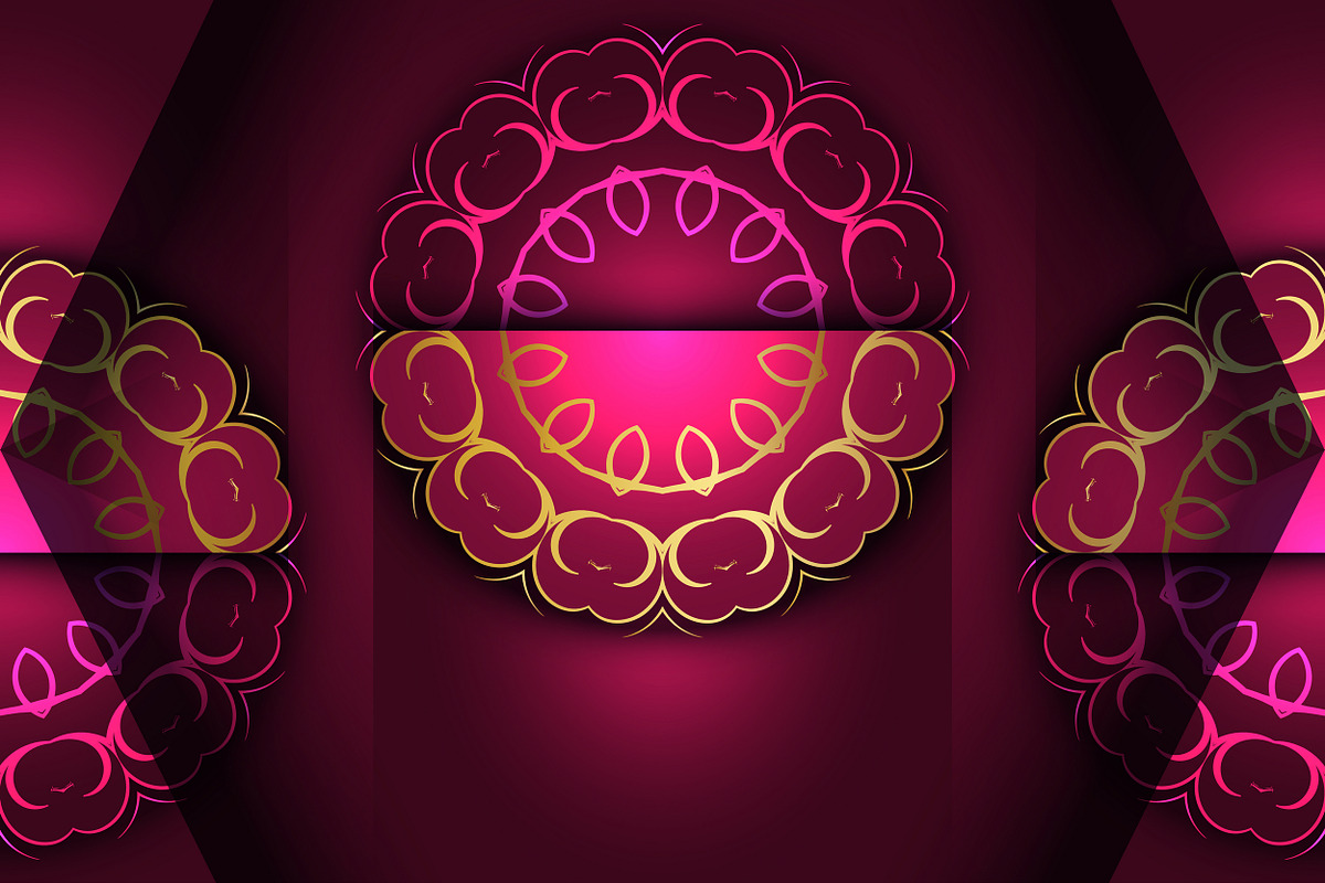 Mandala Oriental Floral art Bundle, a Background Graphic by NJ Himel (Photo 67 of 97)