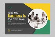 Creative Postcard Design Template, a Card Template by ClickPaint_Studio (Thumbnail 2 of 4)
