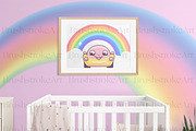 Cute Car Clipart, Yellow Car, Kawaii, a Transportation Illustration by BrushstrokeArtGB (Thumbnail 7 of 9)