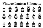 Vintage Lantern Silhouette Bundle, an Icon by Artivon (Thumbnail 1 of 10)
