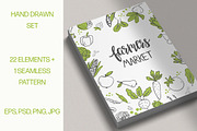 Fruits and vegetables set, a Background Graphic by Imageblend (Thumbnail 1 of 7)