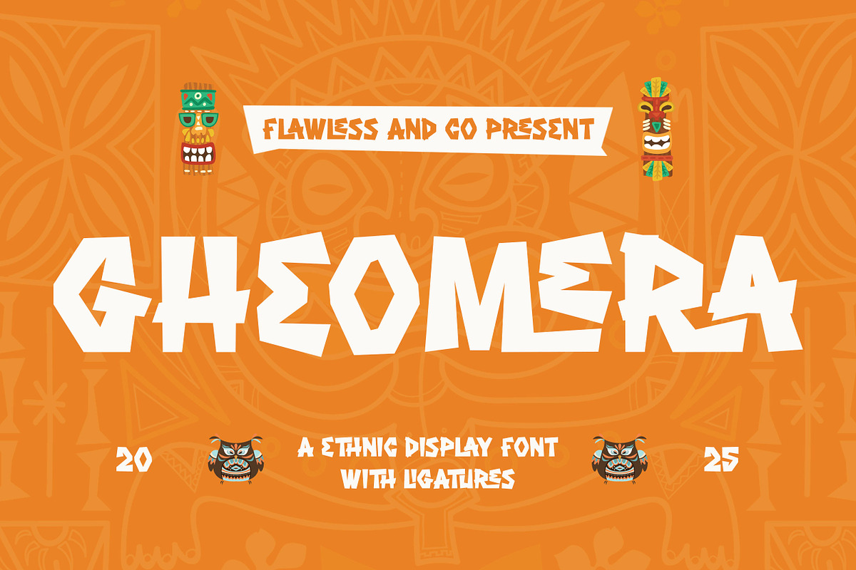 Gheomera - Display Font, a Font by Flawless And Co (Photo 1 of 10)