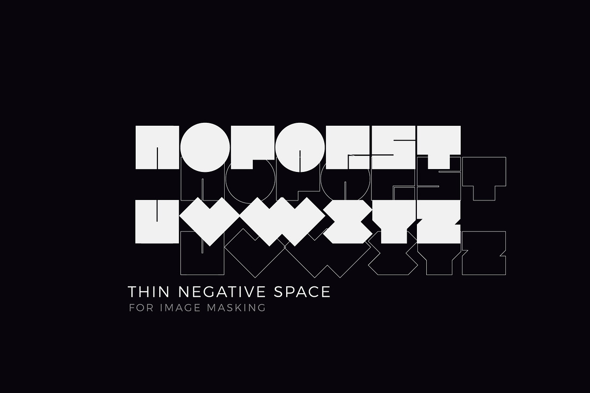 Geometric Headline Font, a Symbol Font by artyway (Photo 6 of 7)