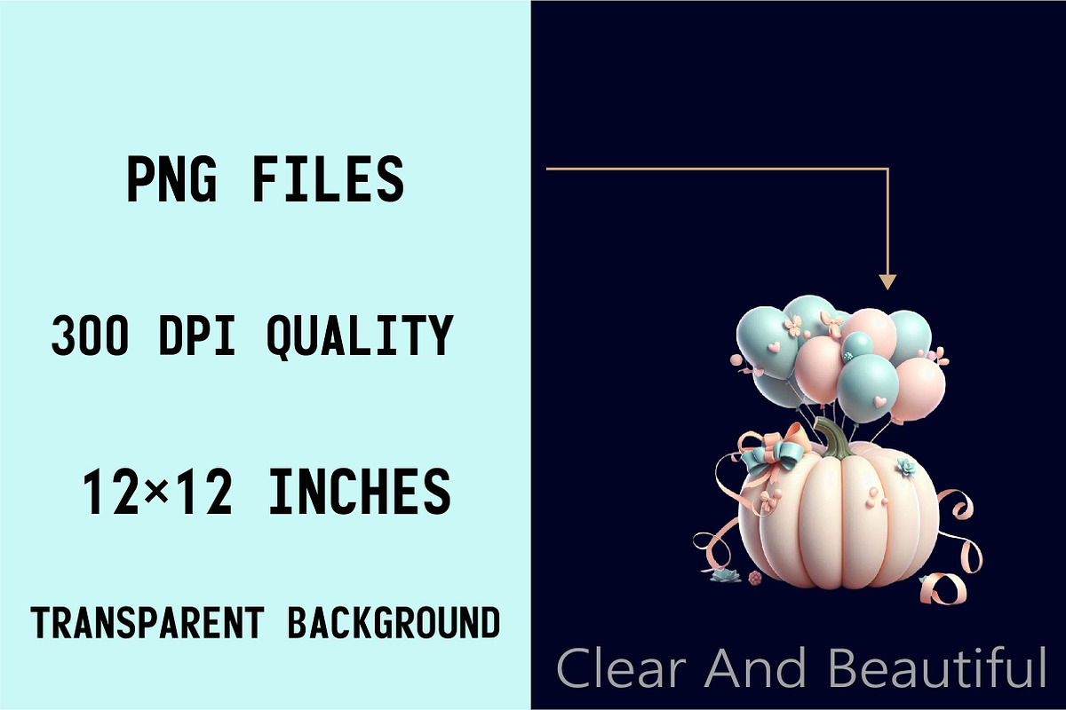 Pastel Pumpkin Sublimation Clipart B, an Illustration by SVGArt (Photo 7 of 8)