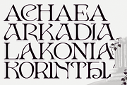 Ark - Psychedelic Art Nouveau Serif, a Serif Font by Fenotype (Thumbnail 4 of 13)