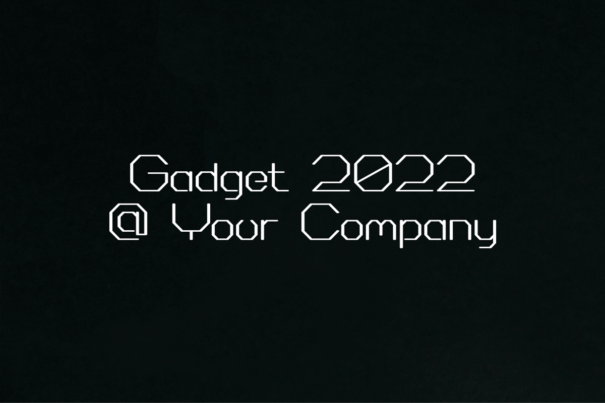 Radhegon Font I, a Sans Serif Font by ponuppo (Photo 2 of 5)