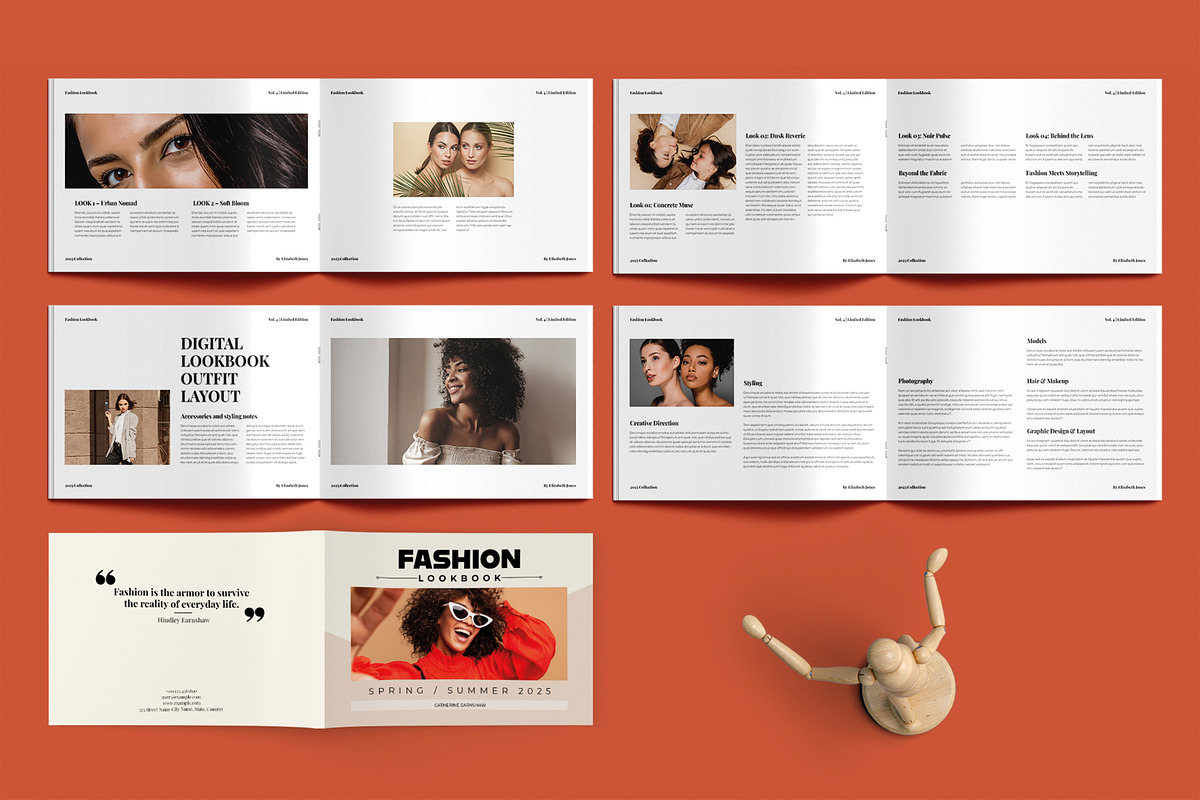 Fashion Lookbook Layout for Brands