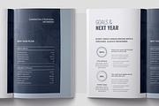 Annual Report Template, Marketing, a Brochure Template by Niofix (Thumbnail 5 of 6)