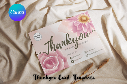 Thankyou Card Template, a Card Template by DesignTreasureID