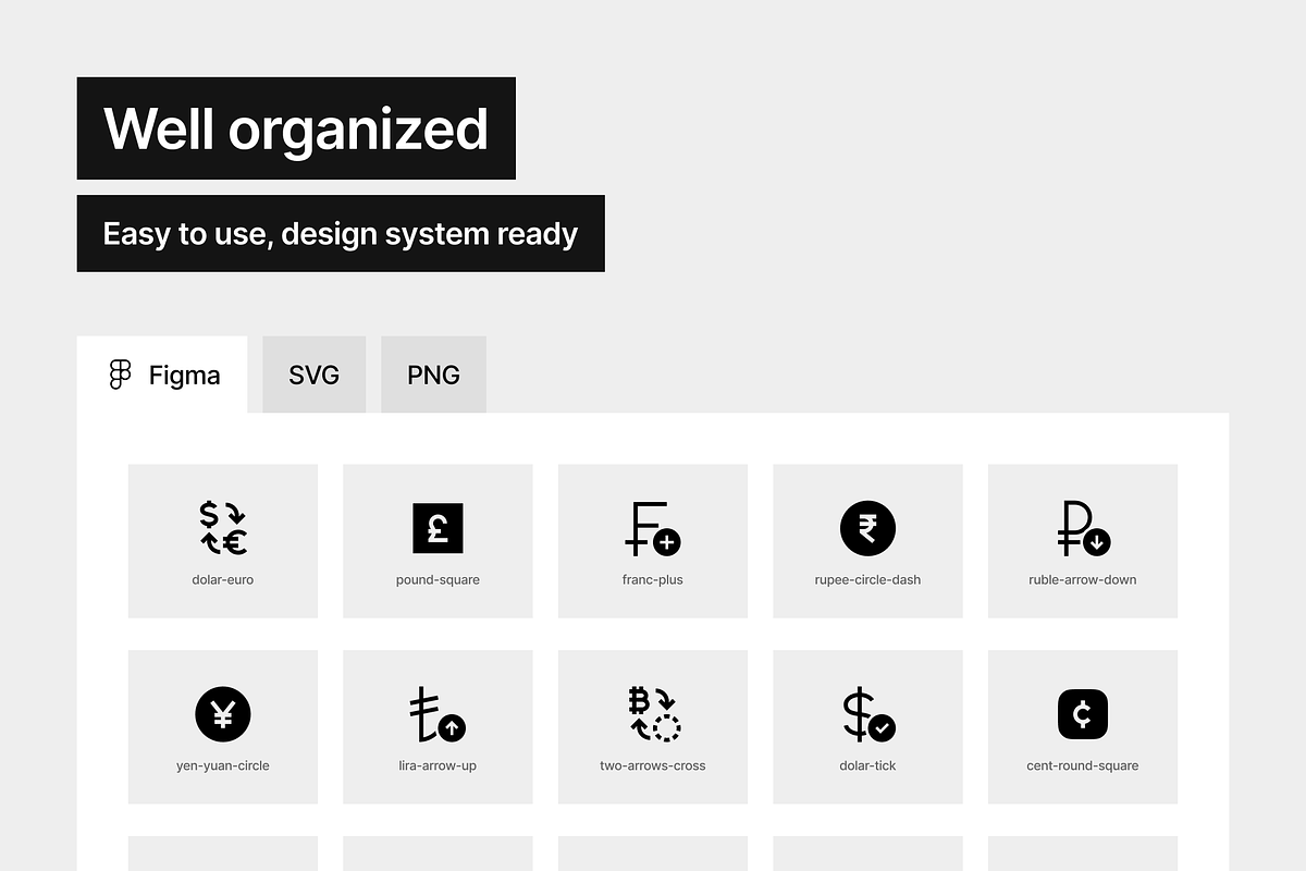 Currencies Solid - 350 icons, a Solid Icon by Pictomate (Photo 5 of 7)