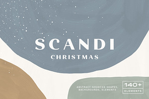 Scandi Christmas Shapes Backgrounds