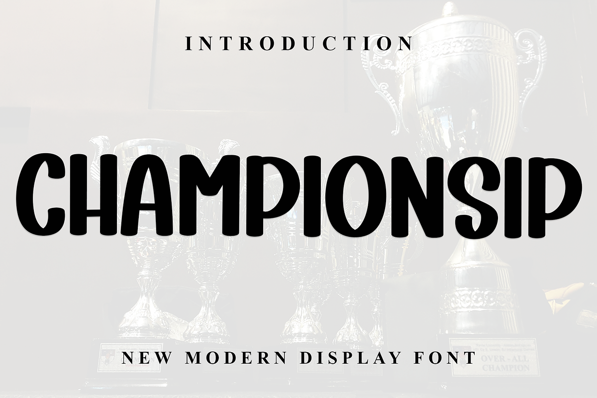 Championsip, a Script Font by FreshTypeINK (Photo 1 of 8)