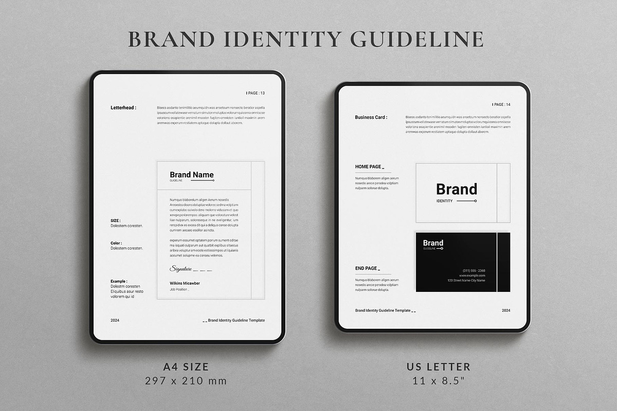 Brand Identity Guidelines Design, a Brochure Template by TemplatesForest (Photo 2 of 8)