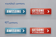 Awesome chunky web buttons, a Templates & Theme by chrisatlemon (Thumbnail 1 of 5)